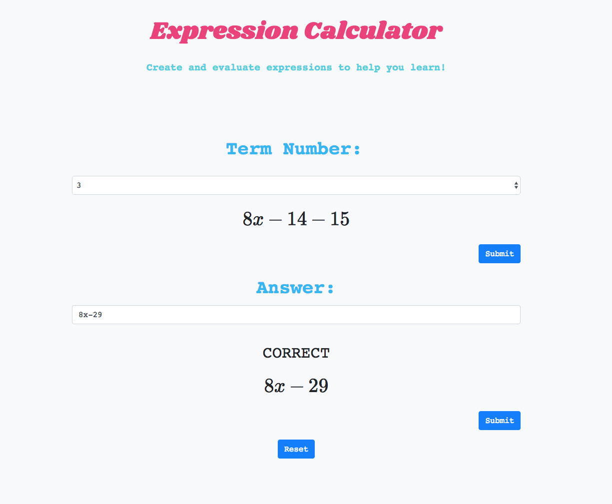 Expression Calculator